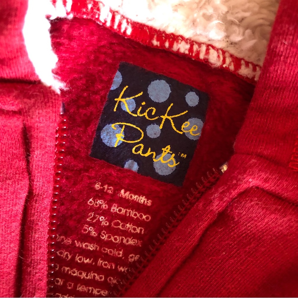 Red Kickee Pants Ruffle Jacket - Picture 2 of 3